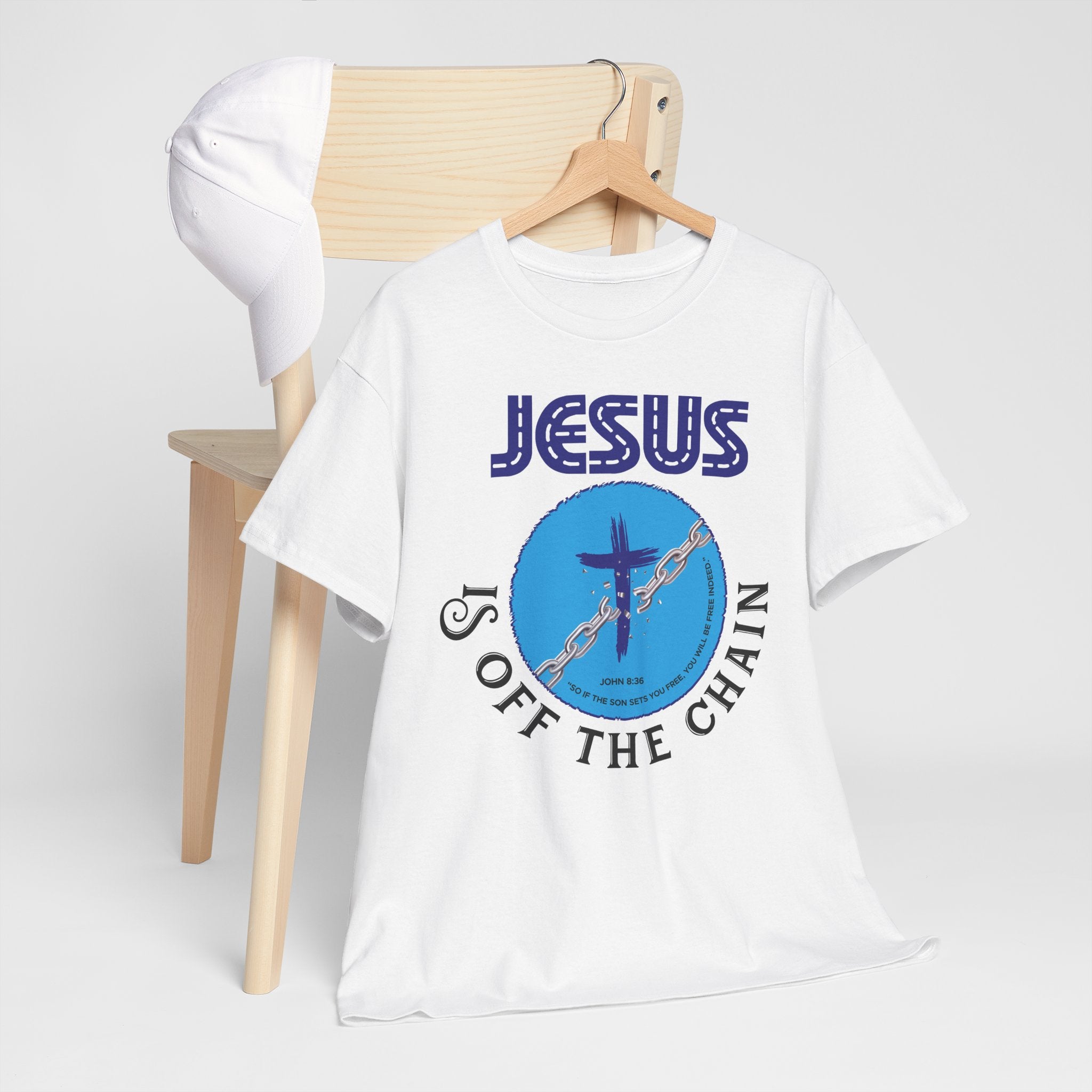 Jesus Is Off The Chain - Unisex Heavy Cotton Tee (FREE SHIPPING WITHIN THE U.S.)