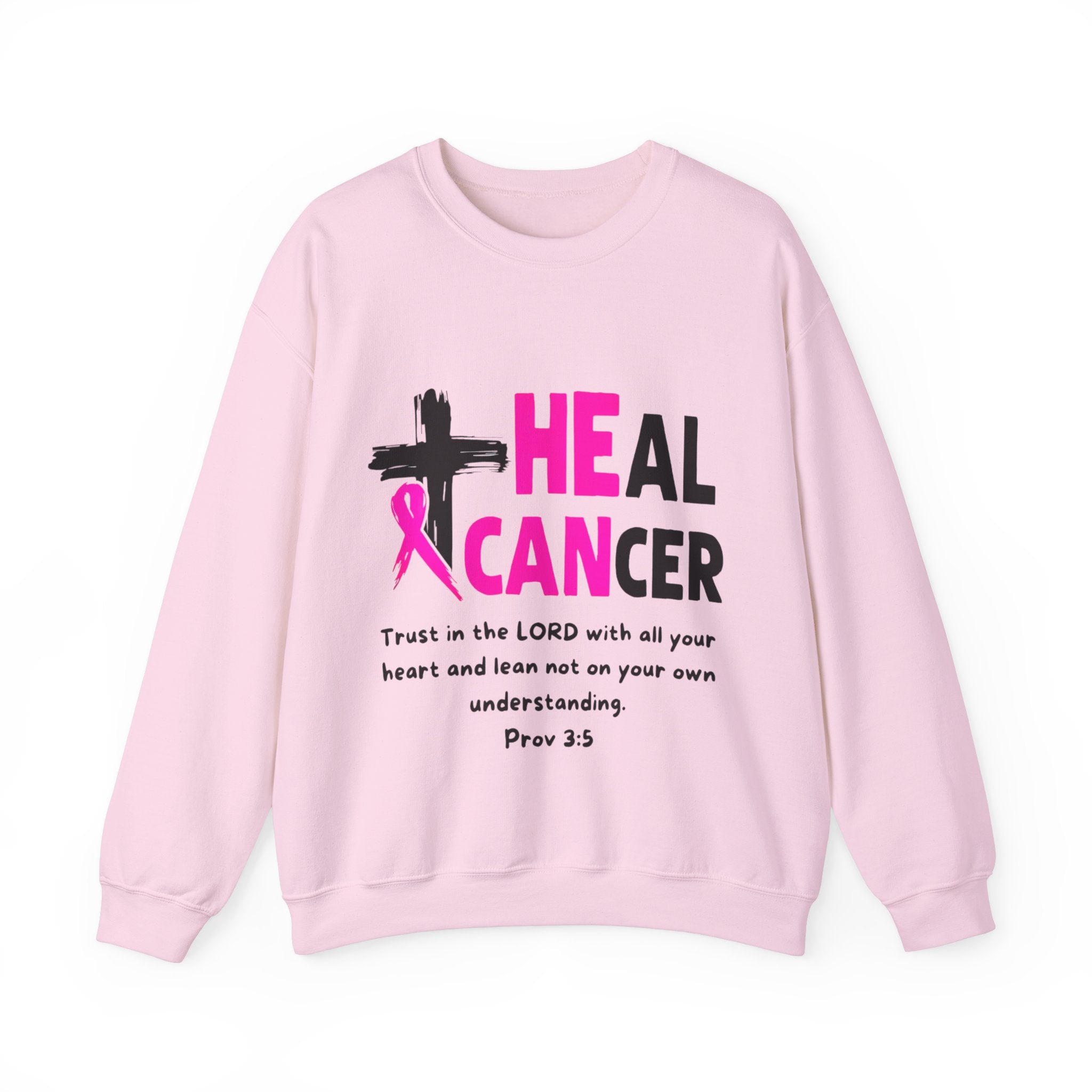 He Can Heal Cancer - Unisex Heavy Blend™ Crewneck Sweatshirt (FREE SHIPPING WITHIN THE U.S.)