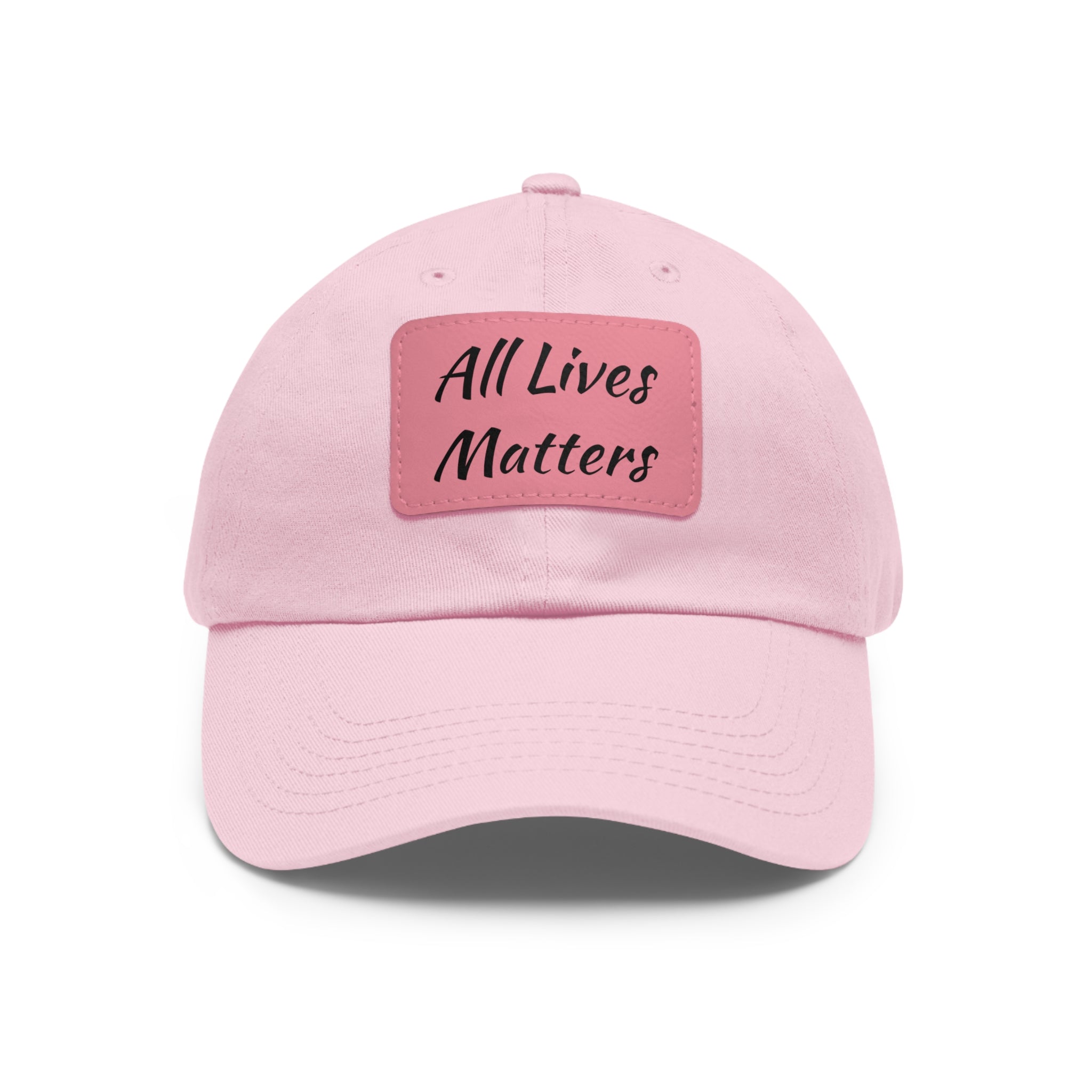 Cap with Leather Patch - (Juneteenth - All Lives Matters), One Size (FREE shipping within the U.S.)