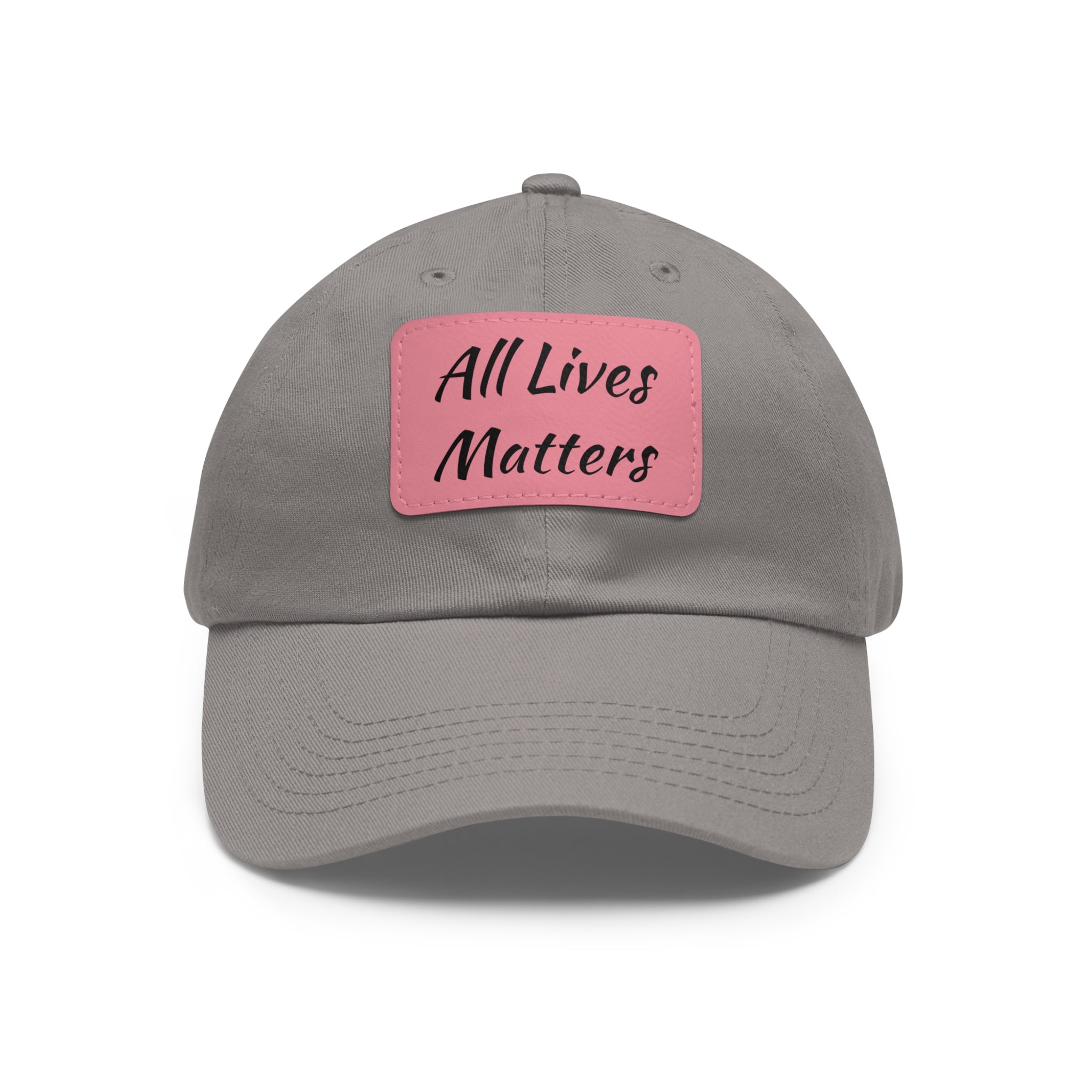 Cap with Leather Patch - (Juneteenth - All Lives Matters), One Size (FREE shipping within the U.S.)