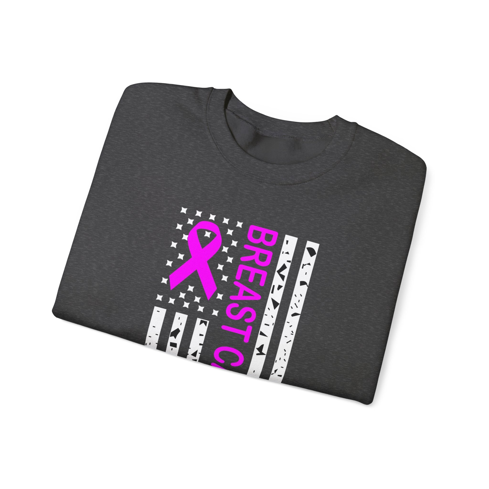 Breast Cancer Survivor - Unisex Heavy Blend™ Crewneck Sweatshirt (FREE SHIPPING WITHIN THE U.S.)