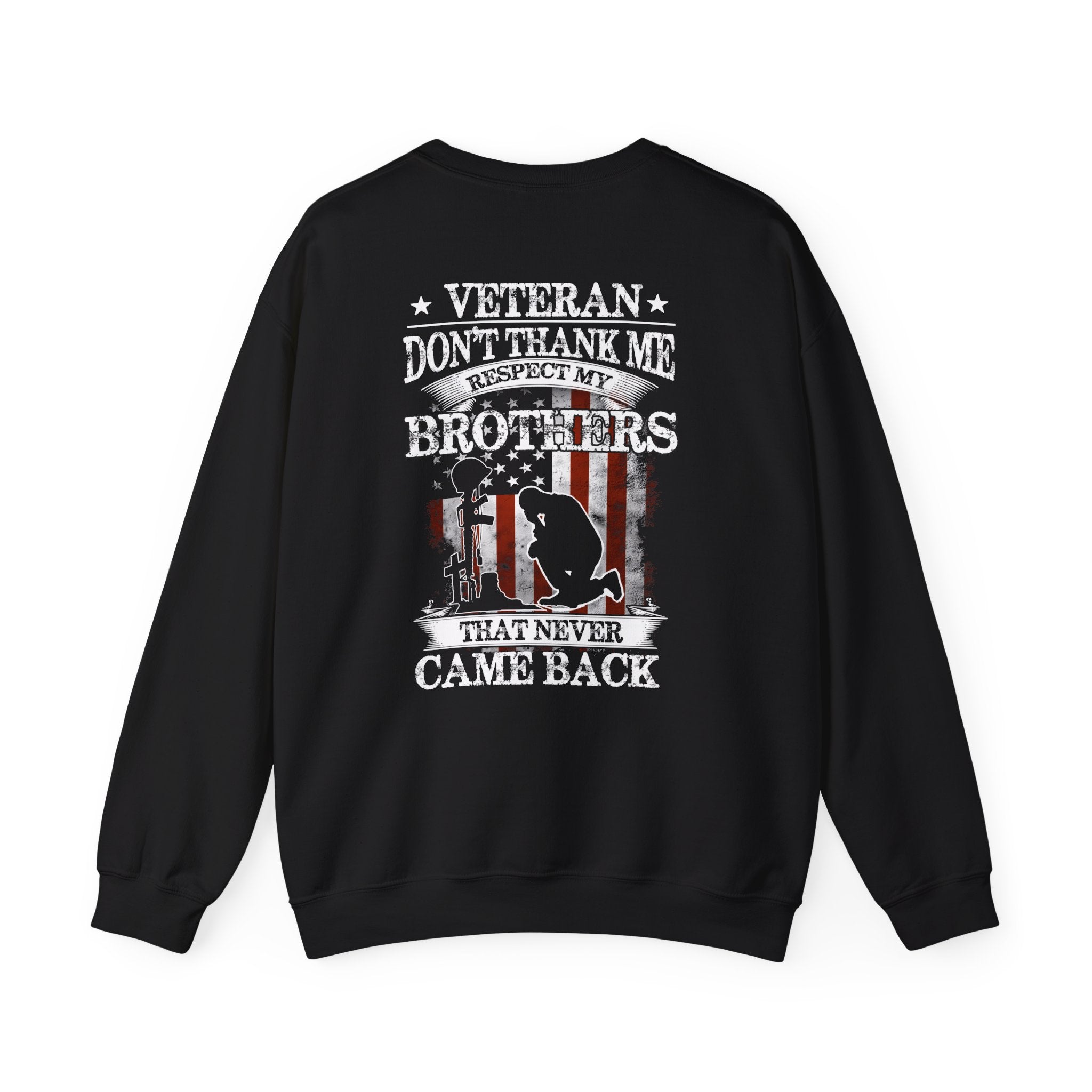 Don't Thank Me (Printed Front & Back) - Unisex Heavy Blend™ Crewneck Sweatshirt