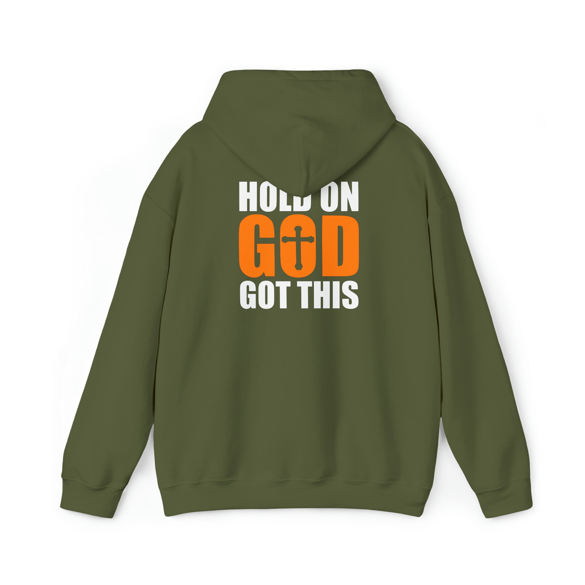 Hold On God Got This - Unisex Heavy Blend™ Hooded Sweatshirt (Printed Front & Back)