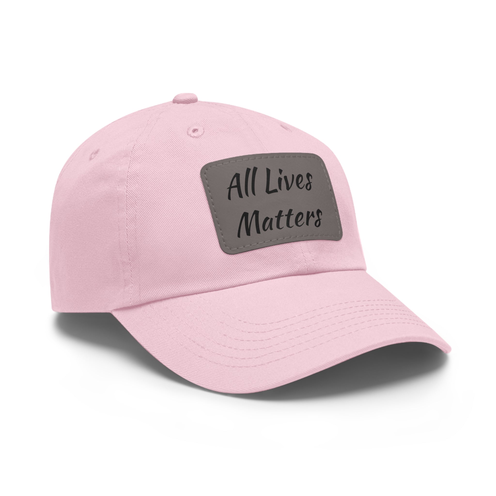 Cap with Leather Patch - (Juneteenth - All Lives Matters), One Size (FREE shipping within the U.S.)