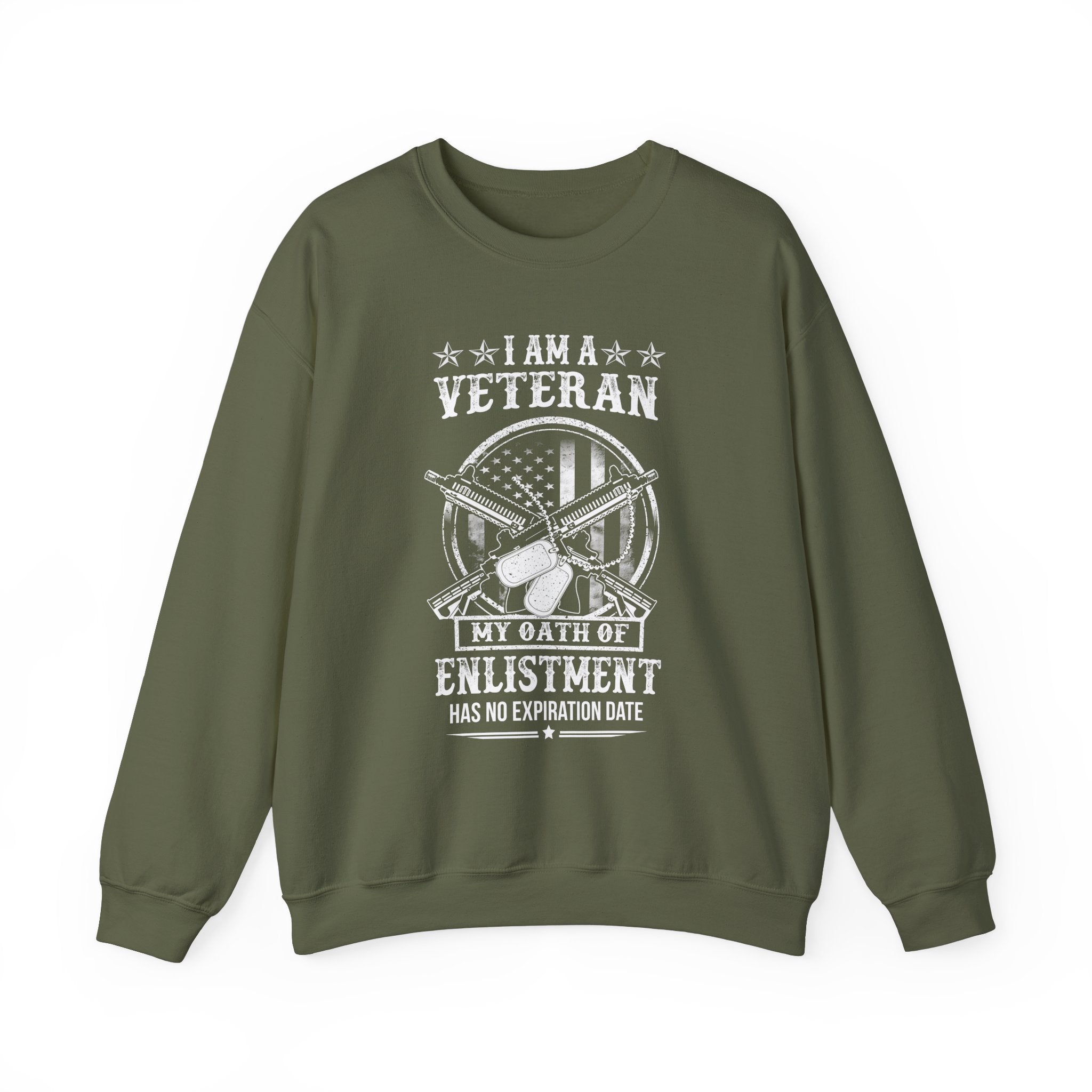 My Oath of Enlistment (Printed Front & Back) - Unisex Heavy Blend™ Crewneck Sweatshirt