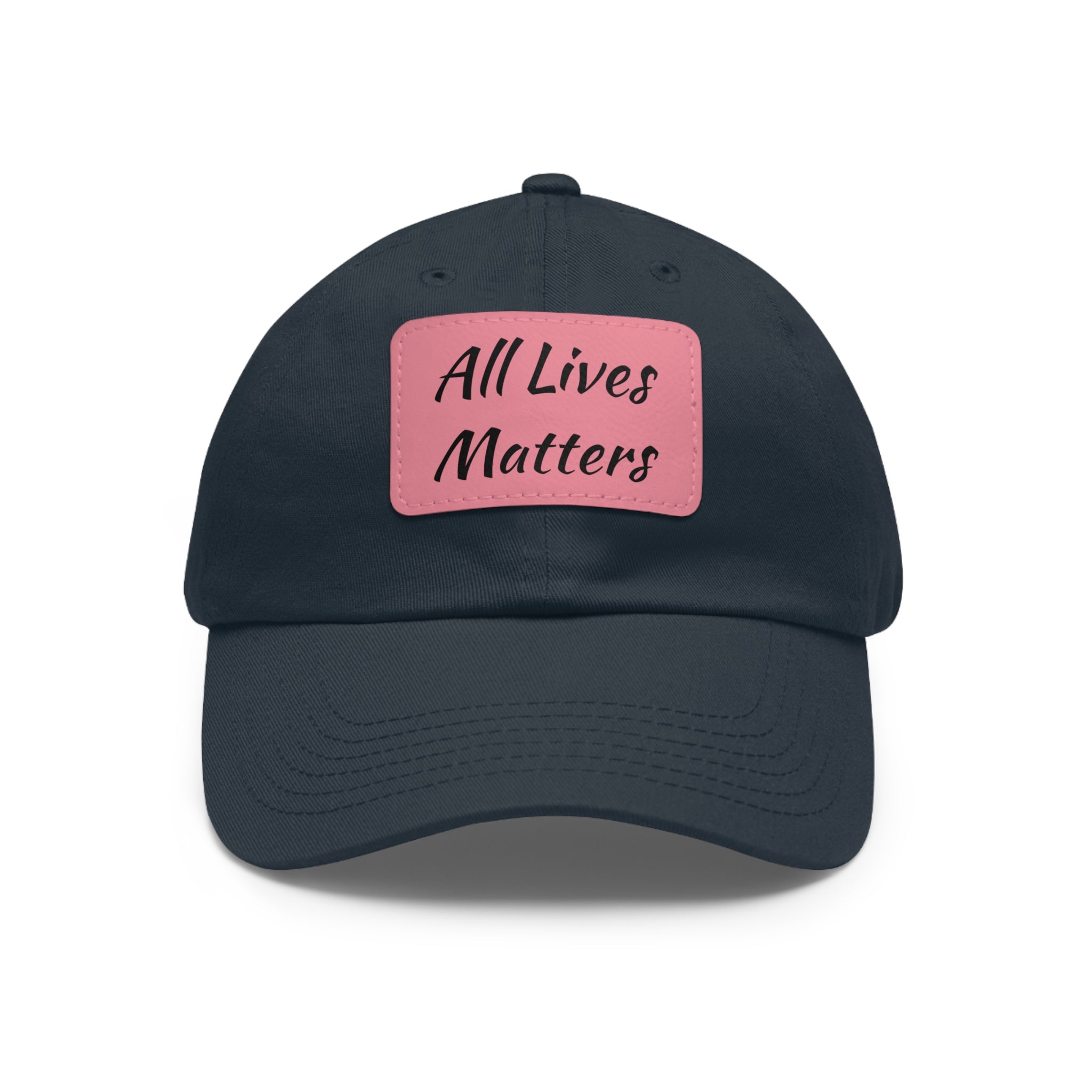 Cap with Leather Patch - (Juneteenth - All Lives Matters), One Size (FREE shipping within the U.S.)