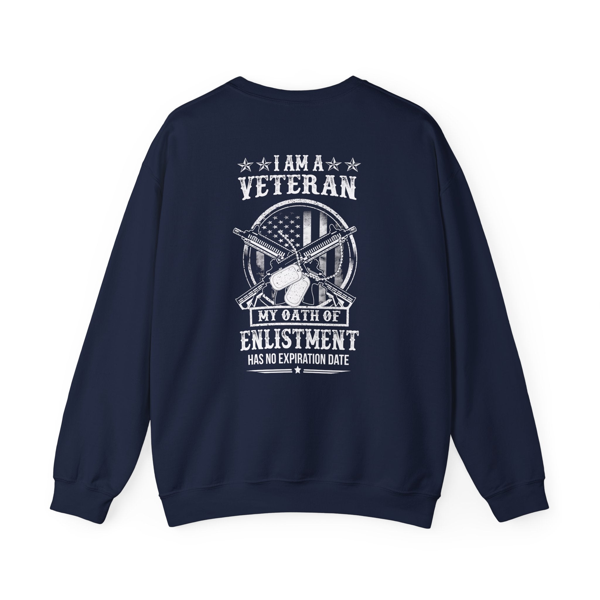 My Oath of Enlistment (Printed Front & Back) - Unisex Heavy Blend™ Crewneck Sweatshirt