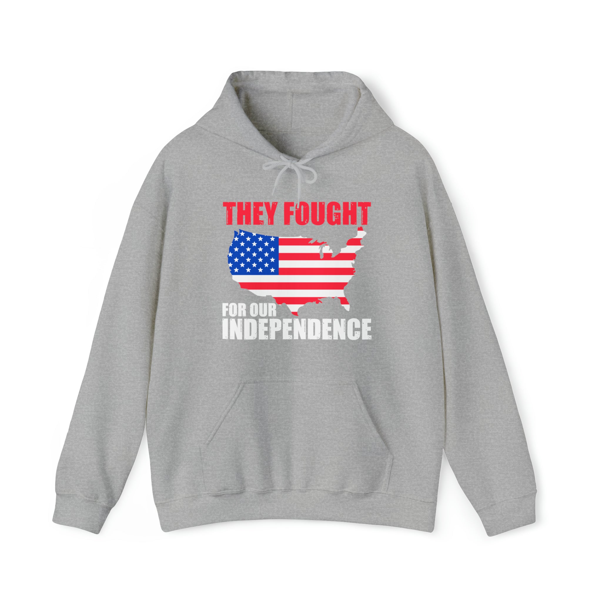 They Fought For Our Independence - Unisex Heavy Blend™ Hooded Sweatshirt (Printed Front & Back)