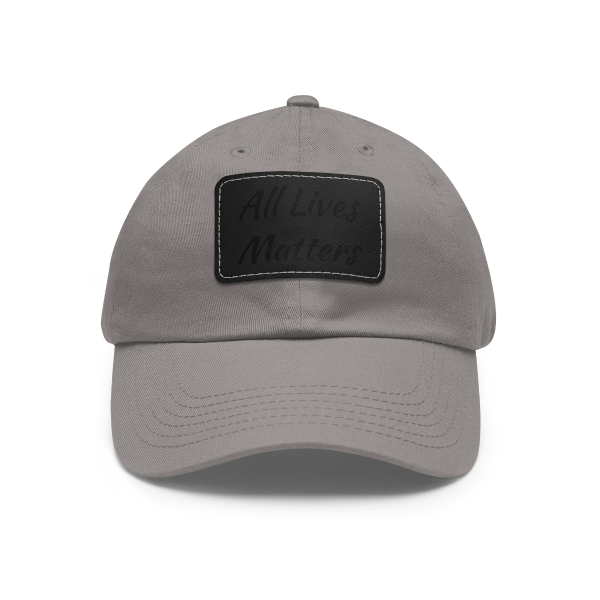 Cap with Leather Patch - (Juneteenth - All Lives Matters), One Size (FREE shipping within the U.S.)