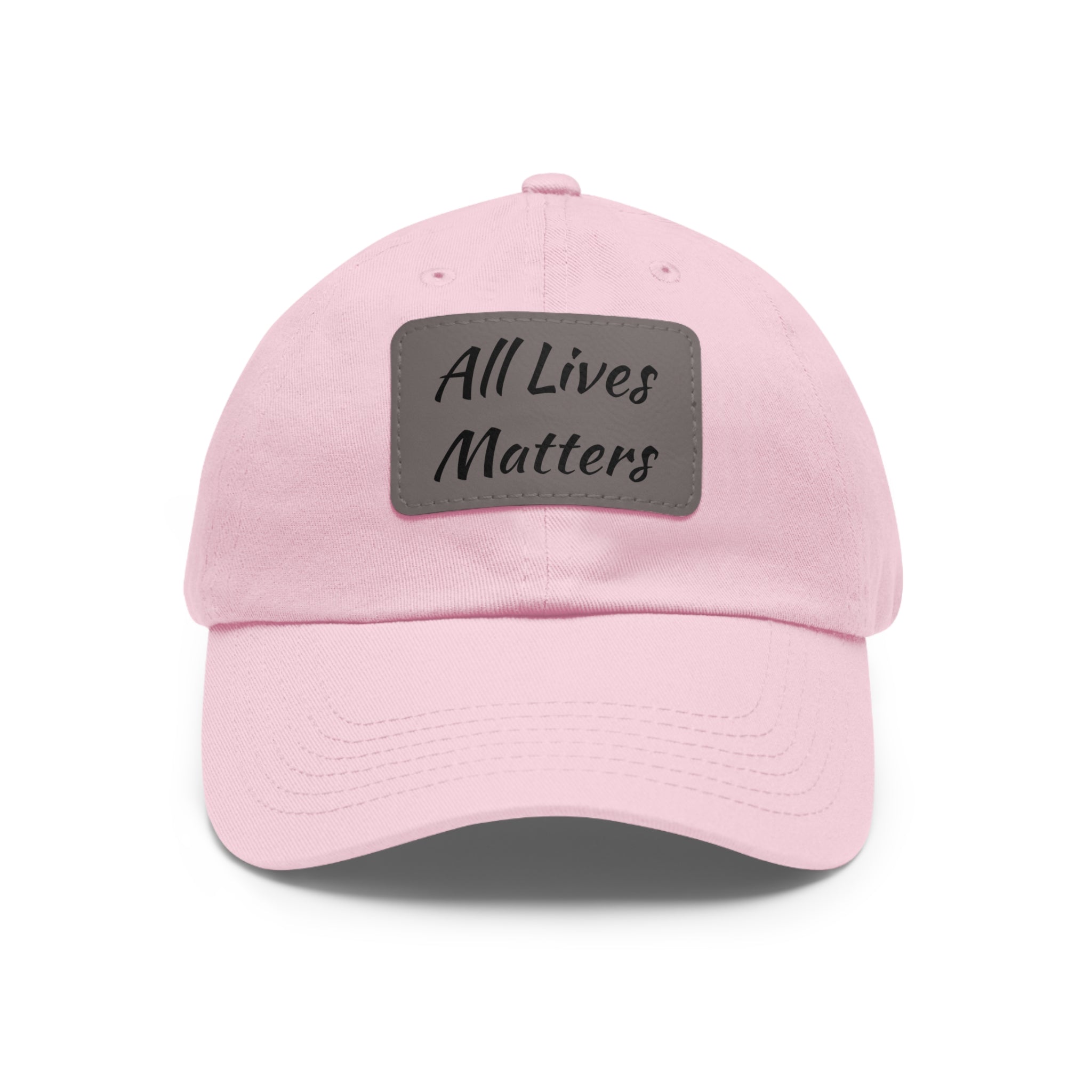 Cap with Leather Patch - (Juneteenth - All Lives Matters), One Size (FREE shipping within the U.S.)