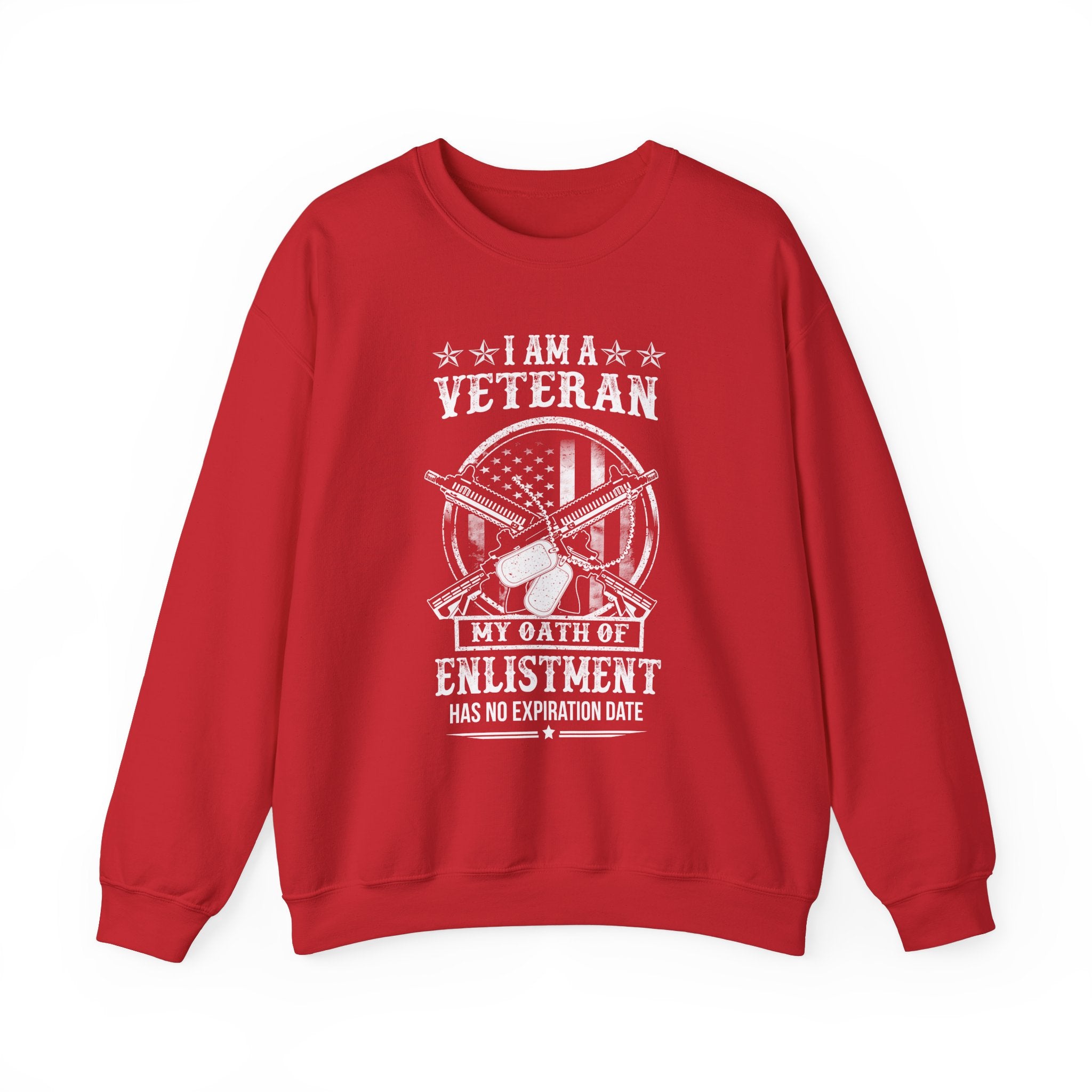 My Oath of Enlistment (Printed Front & Back) - Unisex Heavy Blend™ Crewneck Sweatshirt