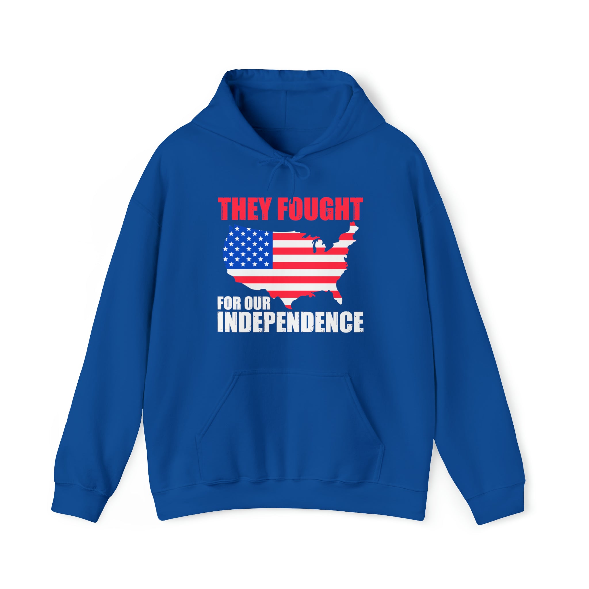 They Fought For Our Independence - Unisex Heavy Blend™ Hooded Sweatshirt (Printed Front & Back)