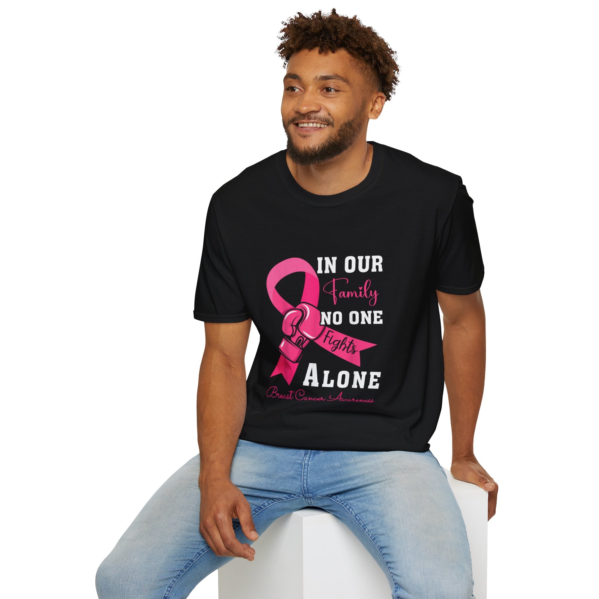 Nobody Fights Alone #2- Unisex Softstyle T-Shirt (FREE SHIPPING WITHIN THE U.S.)