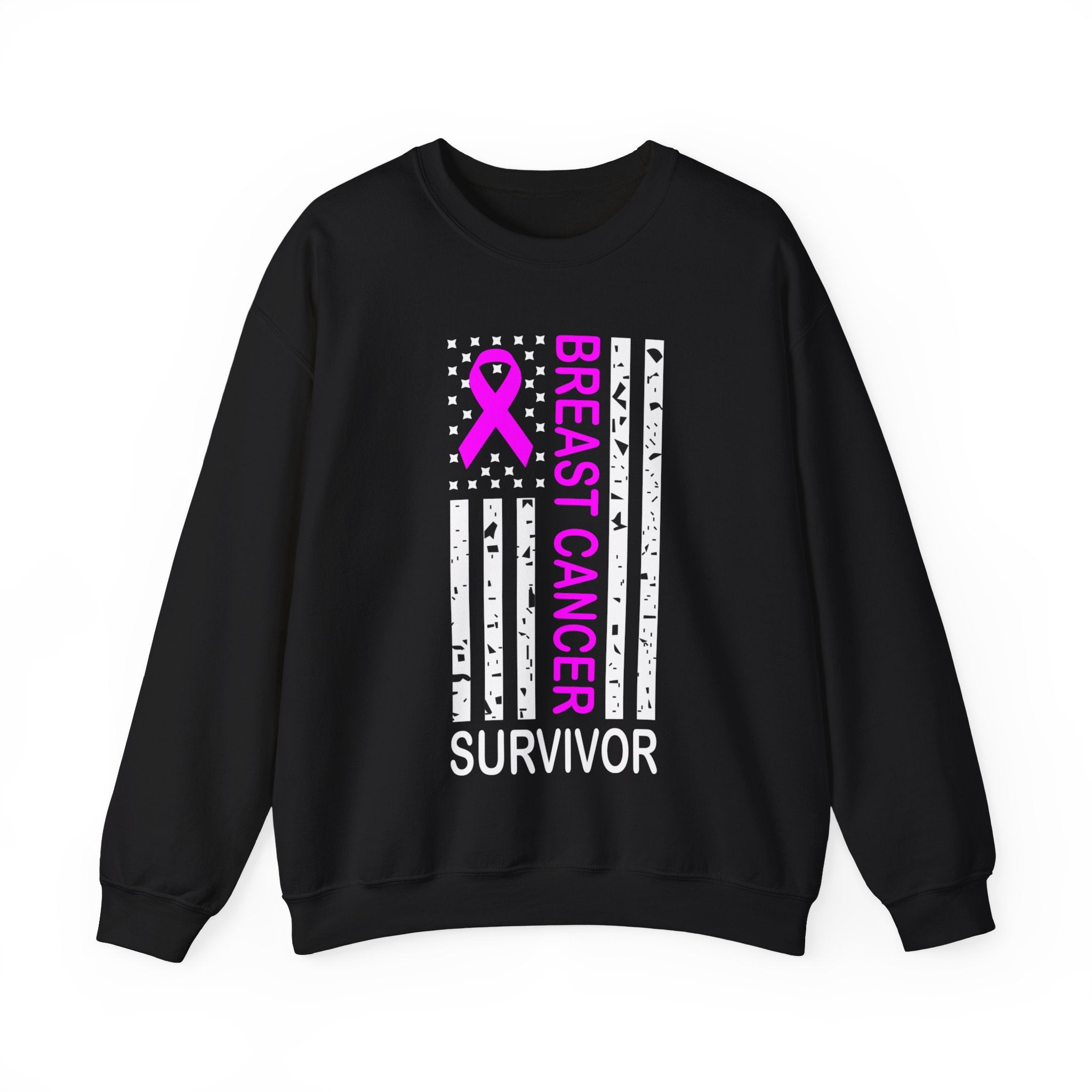 Breast Cancer Survivor - Unisex Heavy Blend™ Crewneck Sweatshirt (FREE SHIPPING WITHIN THE U.S.)