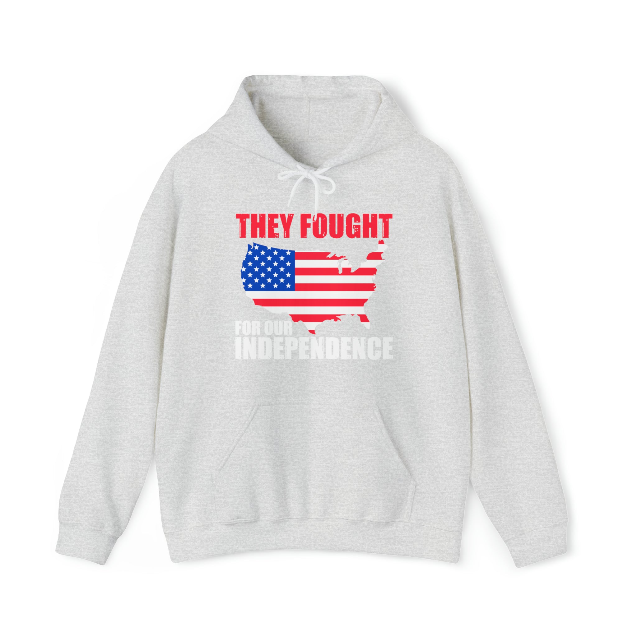 They Fought For Our Independence - Unisex Heavy Blend™ Hooded Sweatshirt (Printed Front & Back)