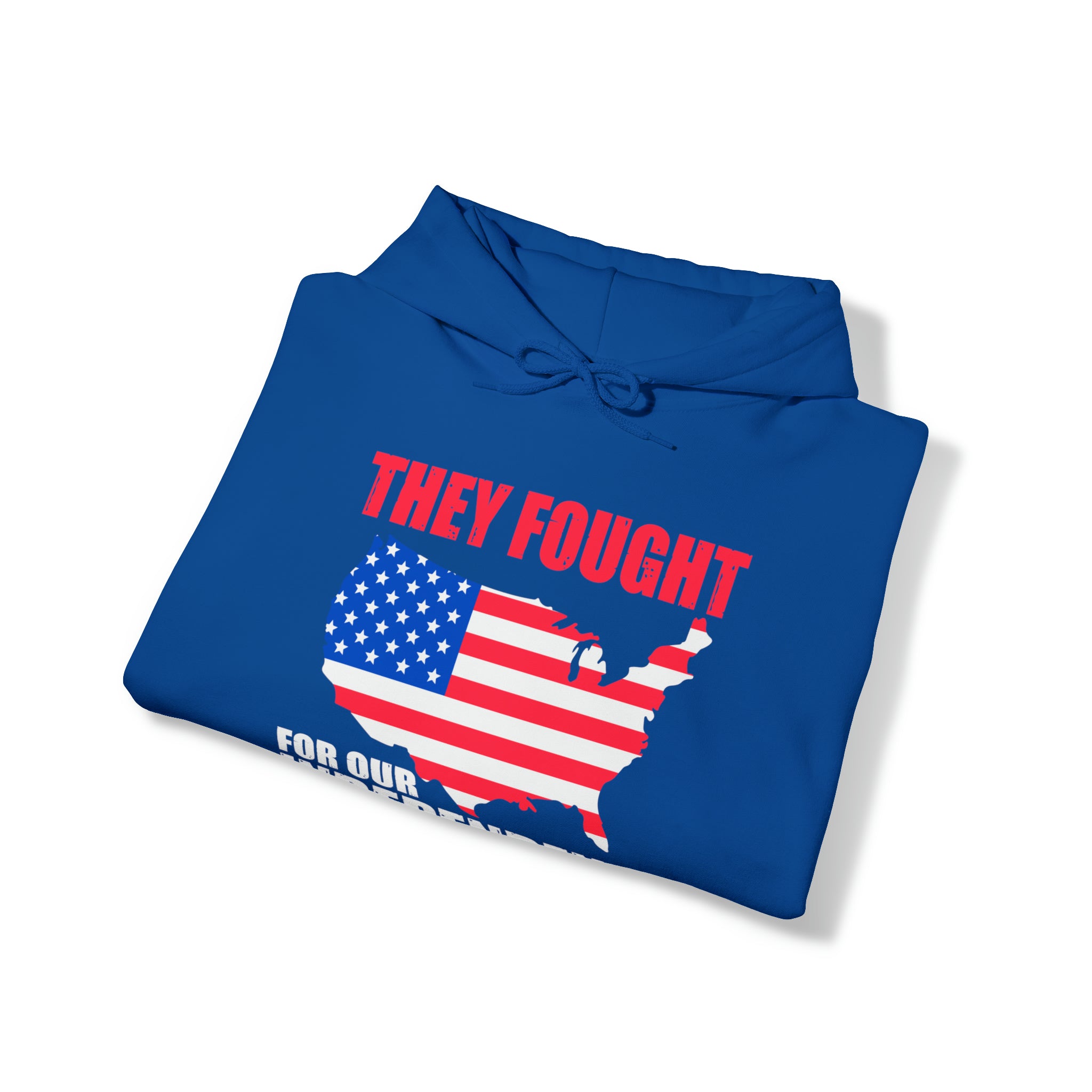 They Fought For Our Independence - Unisex Heavy Blend™ Hooded Sweatshirt (Printed Front & Back)