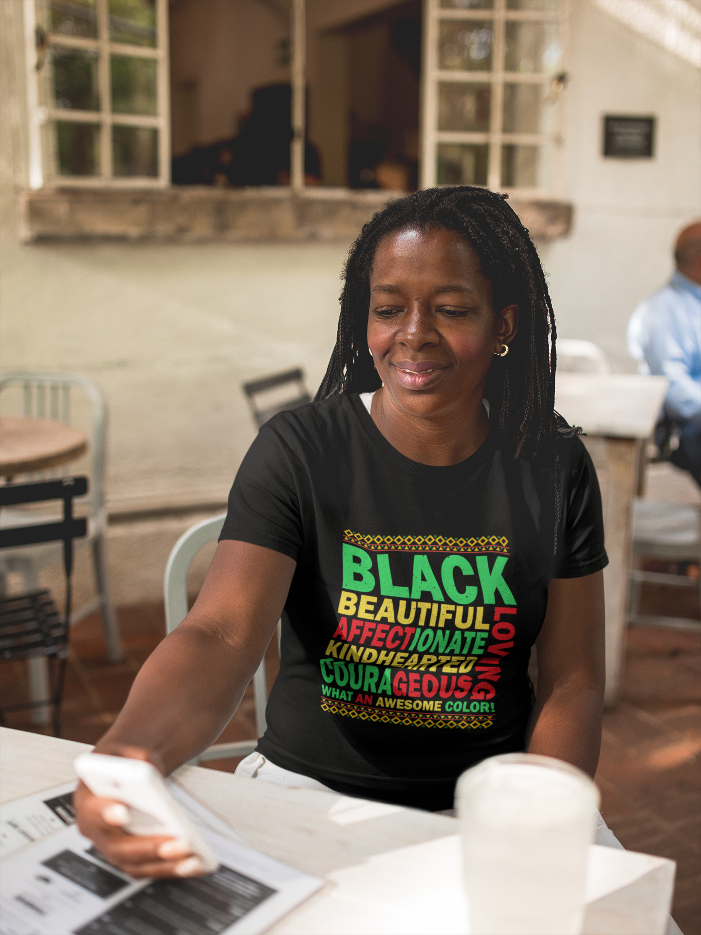 Juneteenth BLACK - Unisex Jersey Short Sleeve Tee (Printed Front)