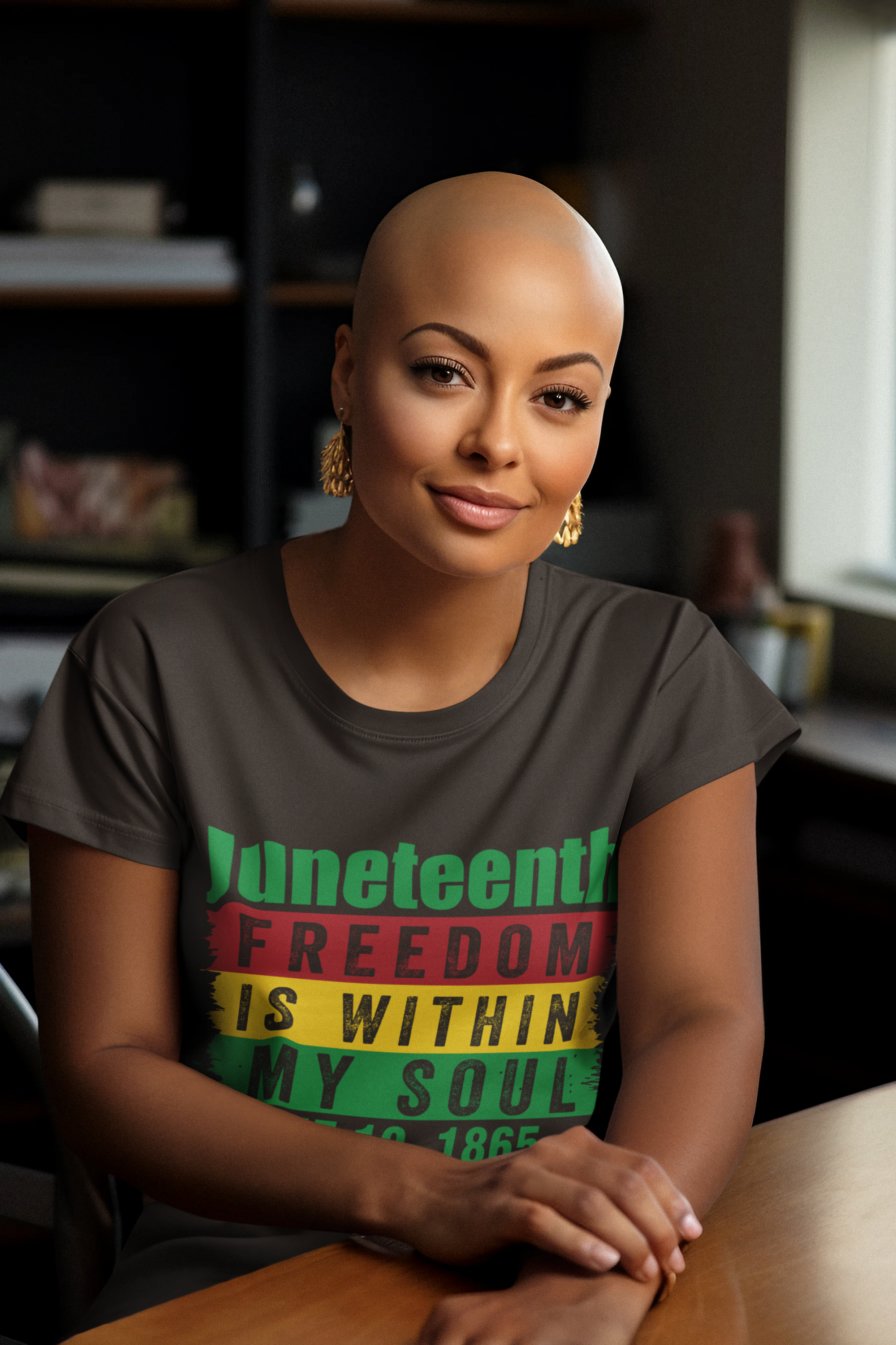 Juneteenth Freedom Is Within My Soul - (Printed Front) - Unisex Jersey Short Sleeve Tee