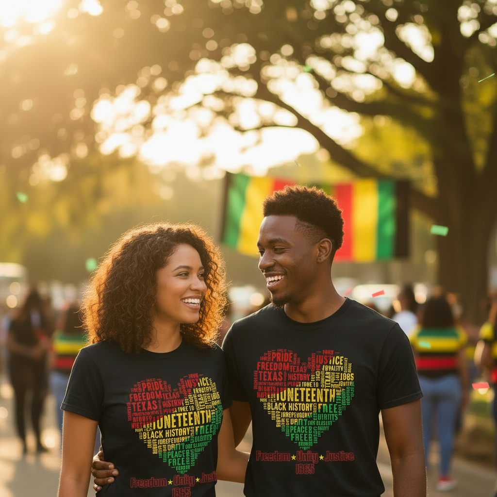 Freedom Unity Justice Juneteenth T-Shirt | Freedom Day Heritage Tee