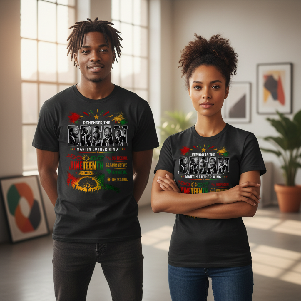 Remember the Dream Juneteenth T-Shirt | The Dream Lives On Freedom Heritage Tee