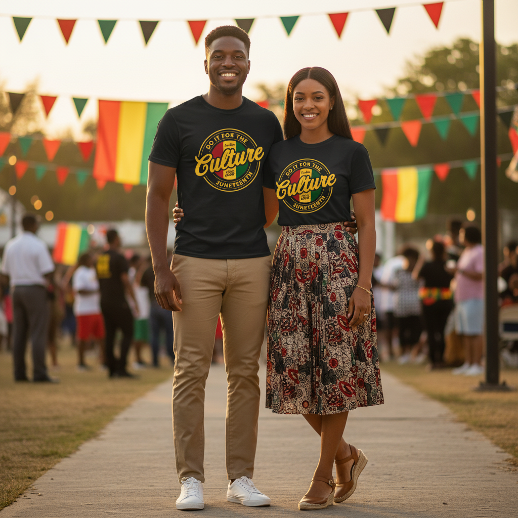 Do It For the Culture Juneteenth T-Shirt | Black Pride Freedom Day Tee