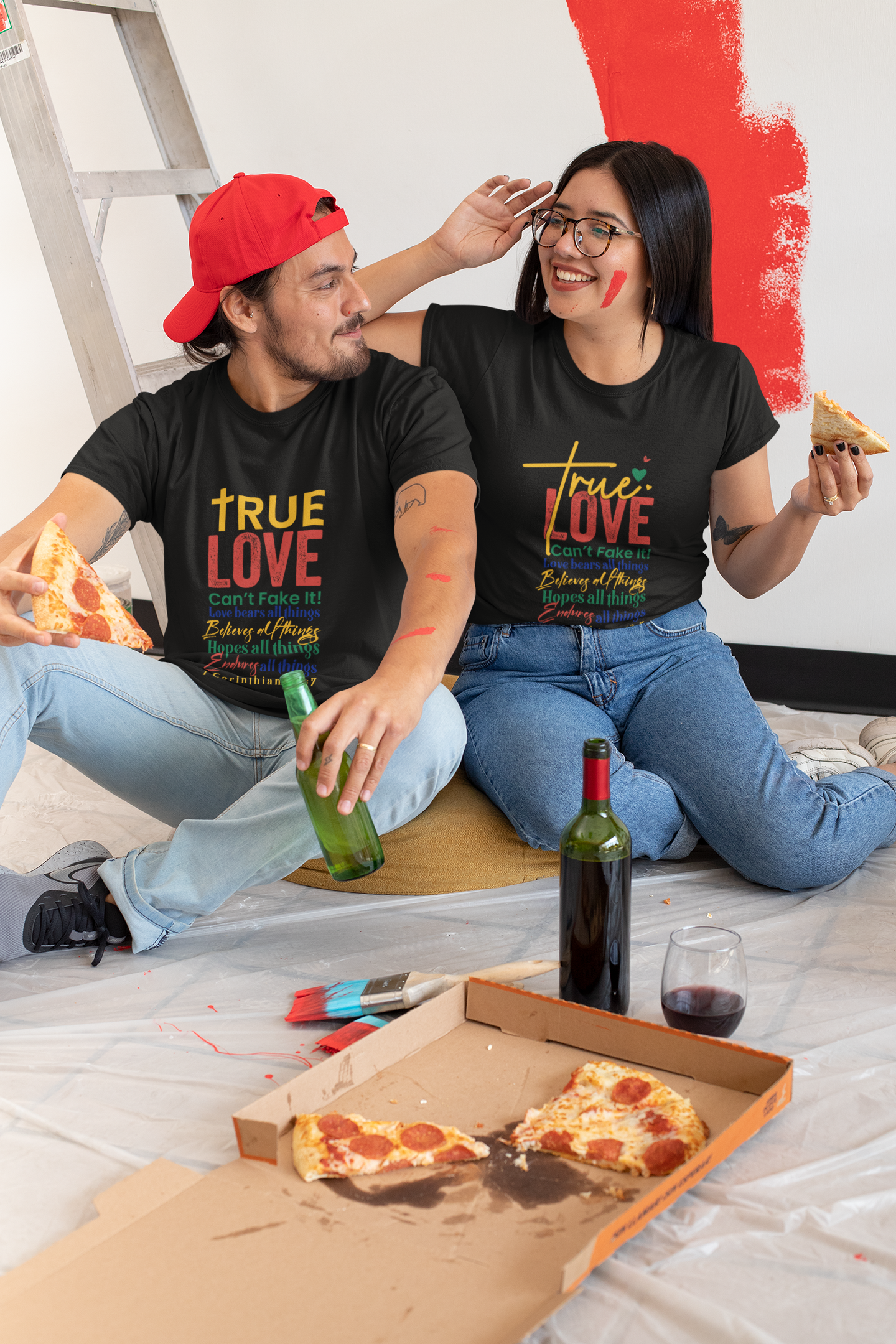 True Love, Can't Fake It - Unisex Heavy Cotton Tee (RC)